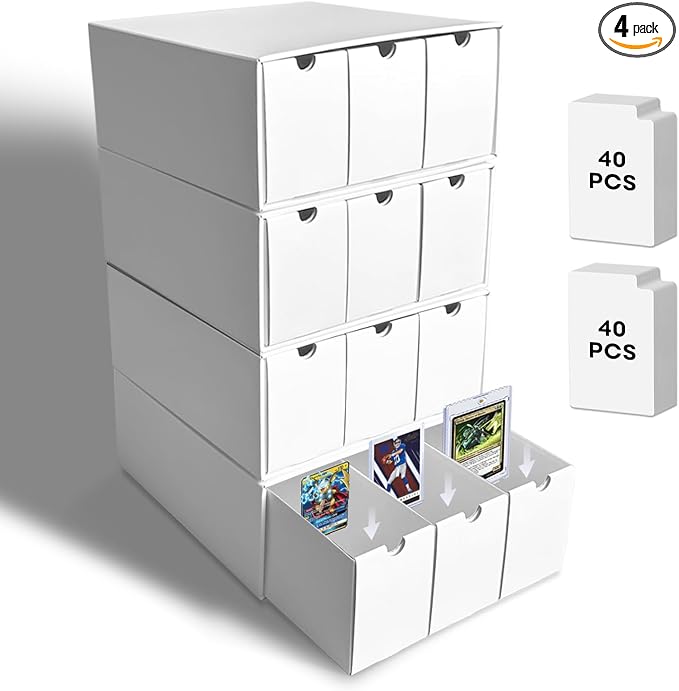 Fageverld Trading Card Storage Box, Top Loaders Storage Box by Fageverld