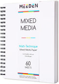 MEEDEN Mixed Media Paper Pad: 8" x 10" 112lb/165gsm Spiral Bound Mixed Media by MEEDEN