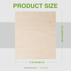 ROBOTIME 6-Pack Laser Wood Sheets 1/8" - Image 3