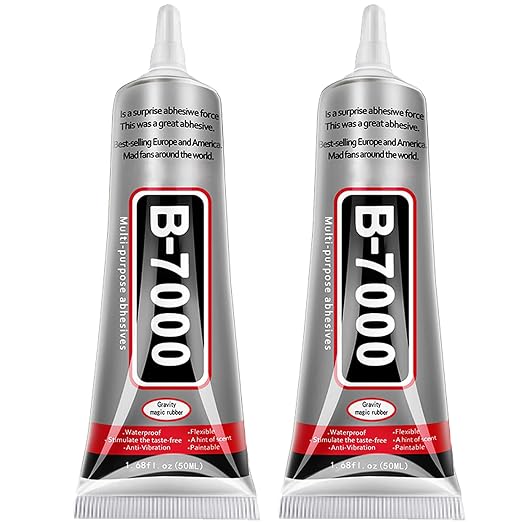 B7000 Jewelry Glue for Jewelry Making, FITTDYHE 2PCS 50ML/1.69 fl oz Clear by FITTDYHE