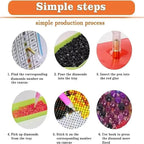 EIBEILI Diamond Painting Kits for Adults DIY 5D Diamond Art Paint - Image 7