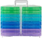 novelinks Photo Storage Box and 16 Inner 4" x 6" Photo Storage Containers | - Image 5