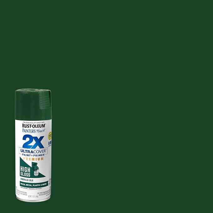 Rust-Oleum Painter's Touch 2X Ultra Cover Spray Paint, Emerald Isle | Indoor - Image 2