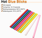 HARFINGTON 10pcs Hot Glue Sticks 0.43" Dia x 5.91" Long EVA Mini Hot Melt - Image 4