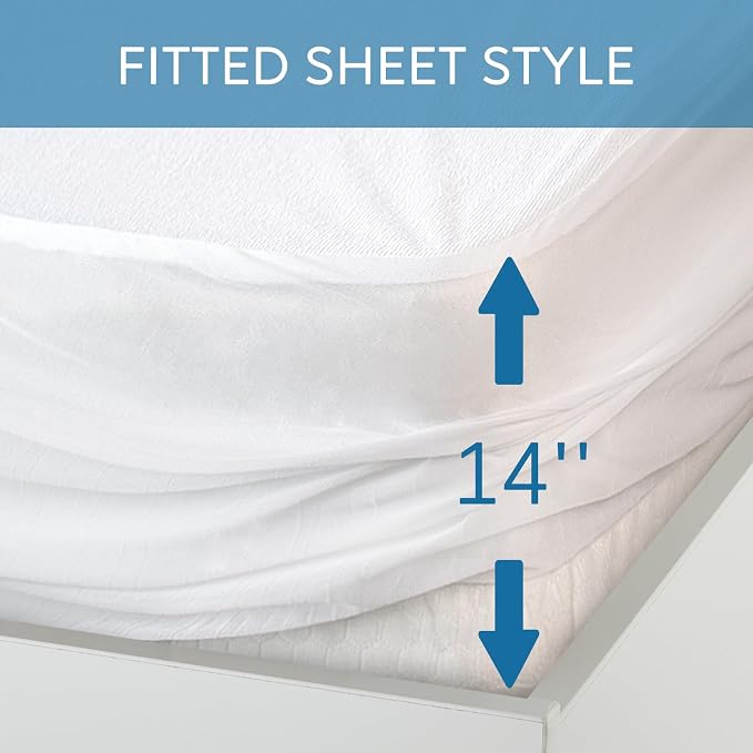 Short King Terry Mattress Protector Waterproof - Image 3