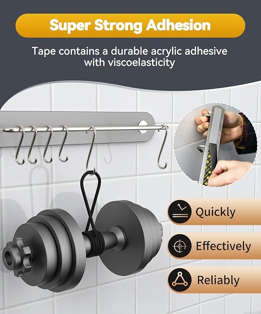 PHIXBEAR Double Sided Tape Heat Resistant Heavy Duty, Waterproof Outdoor Indoor - Image 4