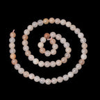 60PCS 6mm Natural Pink Aventurine Gemstone Round Loose Beads Stone Beads - Image 2
