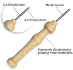INFUNLY 2 Pcs Forest Valley Punch Needle Embroidery Kit 8.7" DIY Punch - Image 3