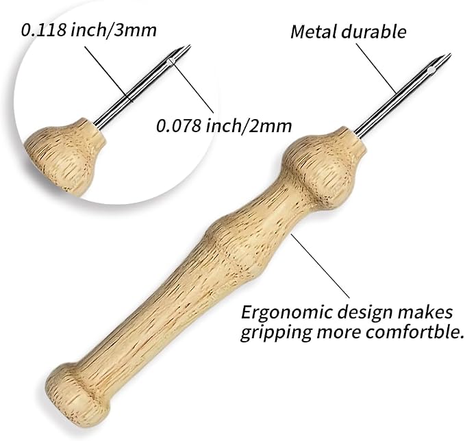 INFUNLY 2 Pcs Forest Valley Punch Needle Embroidery Kit 8.7" DIY Punch - Image 3