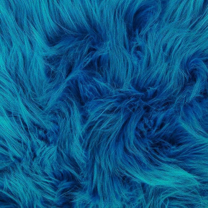 Faux Fake Fur Long Pile Luxury Shaggy/Craft, Decorations / 60" Wide/Sold by The by FabricEmpire