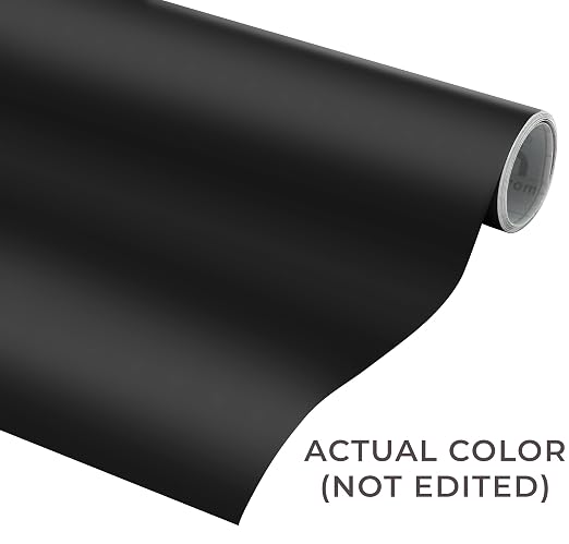VViViD Black Matte DECO65 Permanent Adhesive Craft Vinyl - Image 2