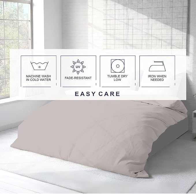 Kotton Culture 3 Pc Duvet Cover Queen Size/Full Size Set-100% Egyptian Cotton - Image 6