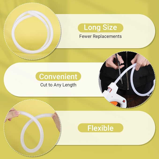 5 Pack Long Hot Glue Stick Rolls - Image 3