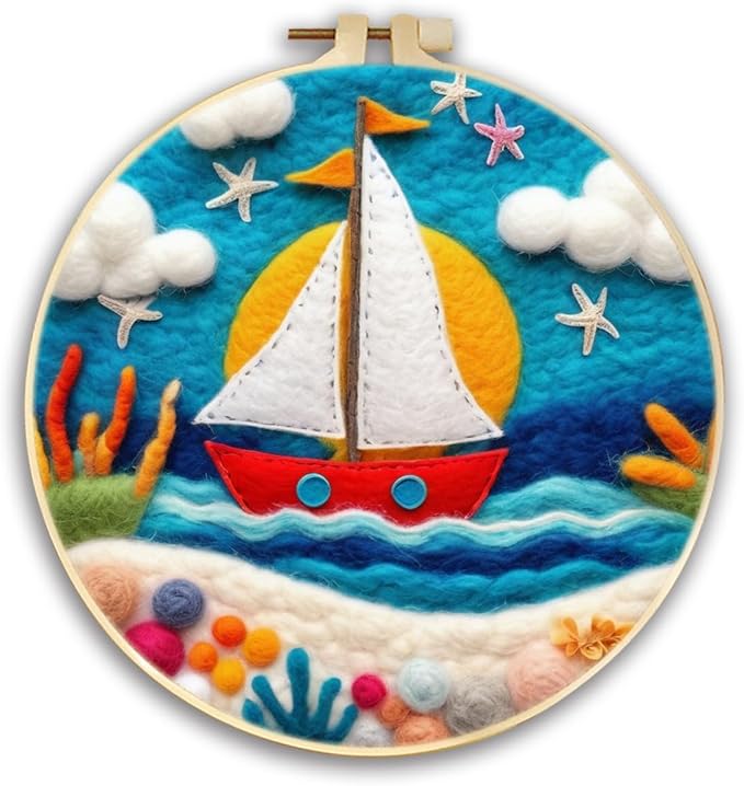 CaptainCrafts DIY Needle Felting Starter Kit by CaptainCrafts