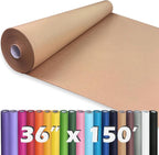 PerkHomy Brown Kraft Paper Roll 36" x 1 by PerkHomy