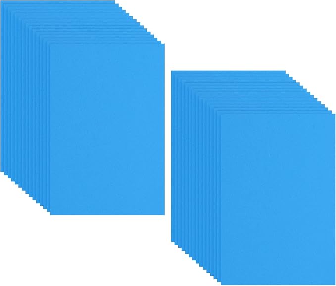 PATIKIL 30 Pack EVA Foam Sheets, Lake Blue by PATIKIL