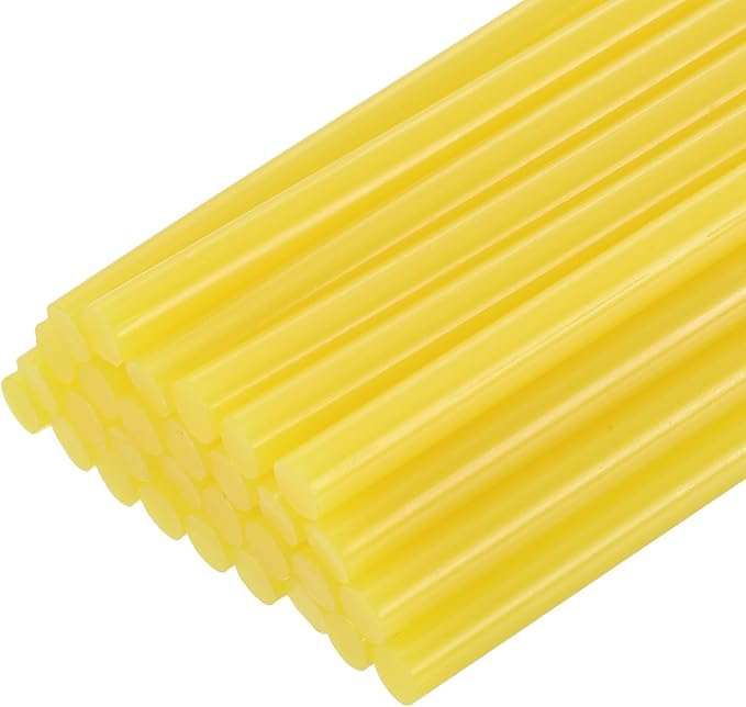 uxcell 30pcs Full Size Hot Glue Gun Sticks 8-inch x 0.27-inch High Sticky Small by uxcell