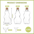 Yaomiao 30 Packs 2.5 oz Plastic Sand Art Bottles - Image 2