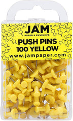 JAM PAPER Colorful Push Pins by JAMPaper