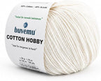 Cotton Hobby Yarn for Amigurumi Crochet & Knitting | 1.76 oz / 180 yds by buvemu
