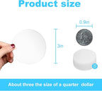 30 Pcs 3 Inch Acrylic Blanks Clear Round Acrylic Circles | Clear Plastic - Image 3