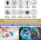 Overseas Paint Pens Paint Markers, 6 Colors Oil Based Permanent Markers | - Image 7