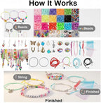 Hardy Guo Clay Beads Glow Beads Bracelet Making Kit Beads - Image 8