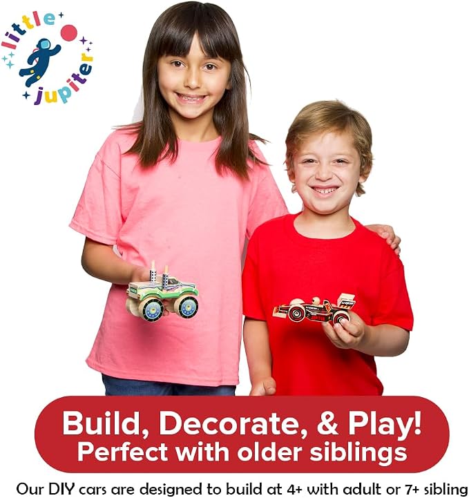 Little Jupiter DIY Wooden Kits w/Stickers - Image 2