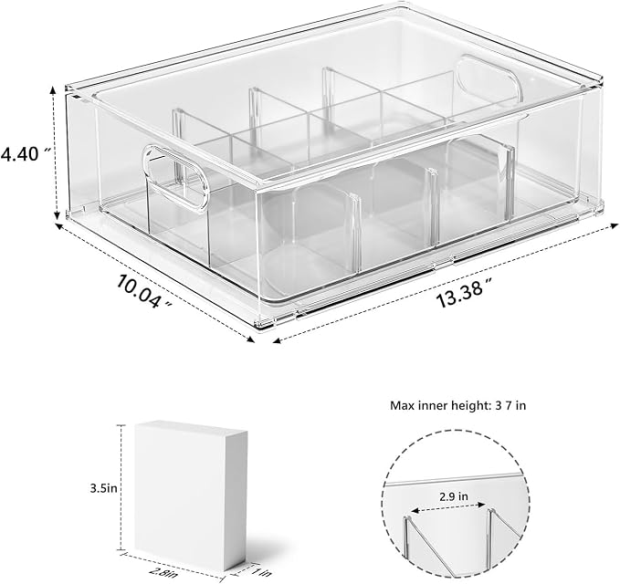 Trading Card Storage Box – Clear Large Card Organizer Holds 12000 Cards - Image 8