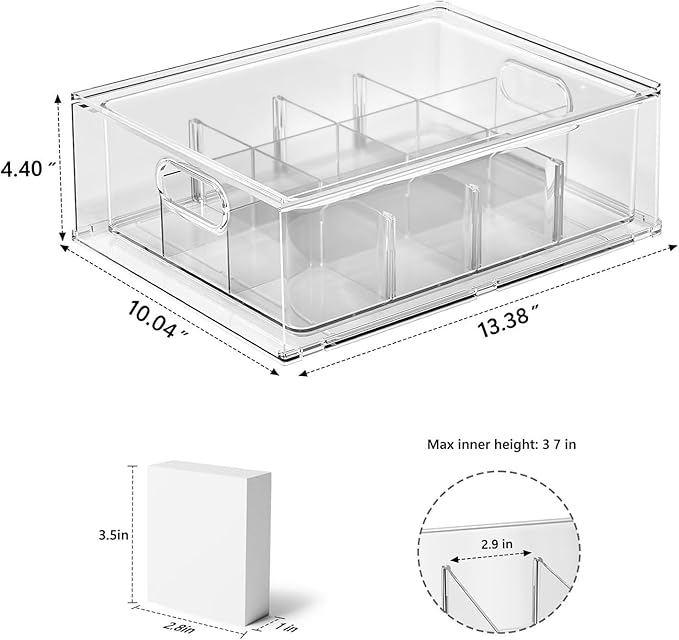 Trading Card Storage Box – Clear Large Card Organizer Holds 12000 Cards - Image 8