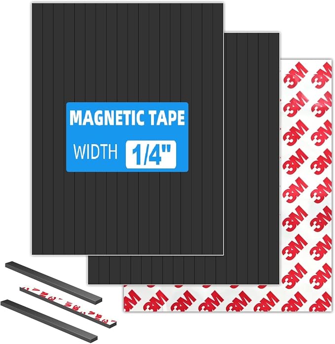 Small Tiny Magnetic Tapes with Sticky Adheisve Backing - Image 2