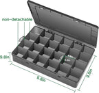 Gbivbe Large 24 Grids Plastic Organizer Box Adjustable Dividers, Art DIY Crafts - Image 5