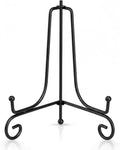 Artliving Plate Stands for Display, 6 Inch Black Iron Easel Plate Display Photo by Artliving