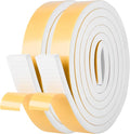Kikerike Self Adhesive Foam Tape Weatherstrip 1in x 3/8in x 33Ft High Density by Kikerike