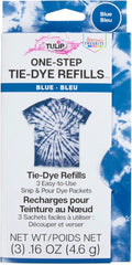 Tulip One-Step Tie-Dye Kit, 3 Fabric Dye Refill Packs by Tulip