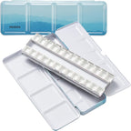 MEEDEN Empty Travel Watercolor Palette: Portable Watercolor Palette Tin by MEEDEN
