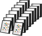 HD Glass Wooden Hollow Photo Frame, 4x6 Shadow Box Frame，Frames by CROISSANT