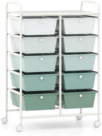 Giantex 10 Drawers Rolling Cart, Classroom Organizers, Storage Cart - Image 9