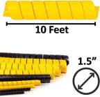 Electriduct 1.5 Inch Heavy Duty Spiral Wrap HDPE Flexible Plastic Cable Sleeve - Image 3