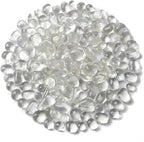 WAYBER Glass Stones, 1Lb/460g Irregular Sea Glass Dercorative Rocks Non-Toxic by WAYBER