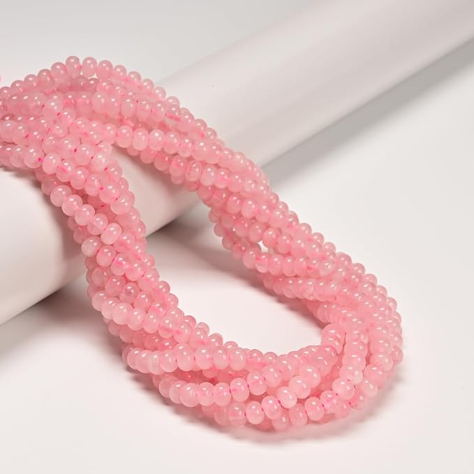 ICAI 4x6mm Natural Rondelle Beads – Loose Gemstone Spacers - Image 3