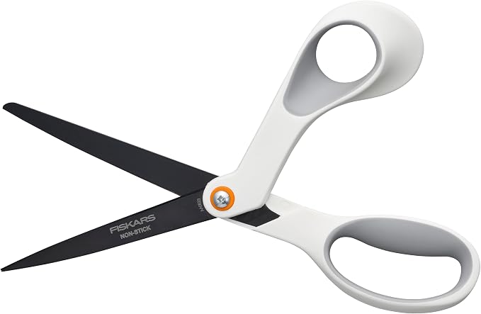 Fiskars 8" Premium Non-Stick SoftGrip All Purpose Scissors - Image 4