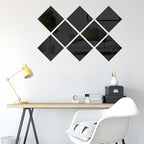 2 Pcs 8x8 Inch Black Acrylic Mirror Sheet, 1/8 Inch Thick Opaque Glossy Mirror - Image 6
