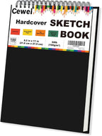 Sketch Book 8.5" x 11", 100 Sheets Hardcover Sketchbook, 68 lb /100 GSM Drawing by Unknown