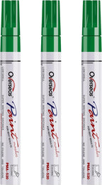Overseas Green Paint Pens Permanent Markers, 3 Oil Based Paint Makrers | Medium by Overseas