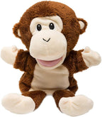 HollyHOME Hand Puppets Monkey Animal Puppets Zoo Plush Animal Toys 13 Inches - Image 3