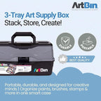 ArtBin 3-Tray Art Supply Box Versatile Organizer - Image 3