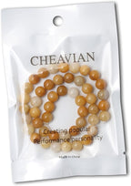 45PCS 8mm Natural Yellow Jade Multi-Color Gemstone Round Loose Beads - Image 5