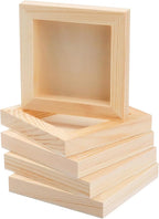 FSWCCK 5 Pack 5 x 5 inch Wood Panel Boards, Unfinished Wood Canvas Panels by FSWCCK