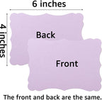 50 Pack Blank Kraft Greeting Cards, 5 Colors, 4x6IN | Thick Cardstock Paper - Image 2